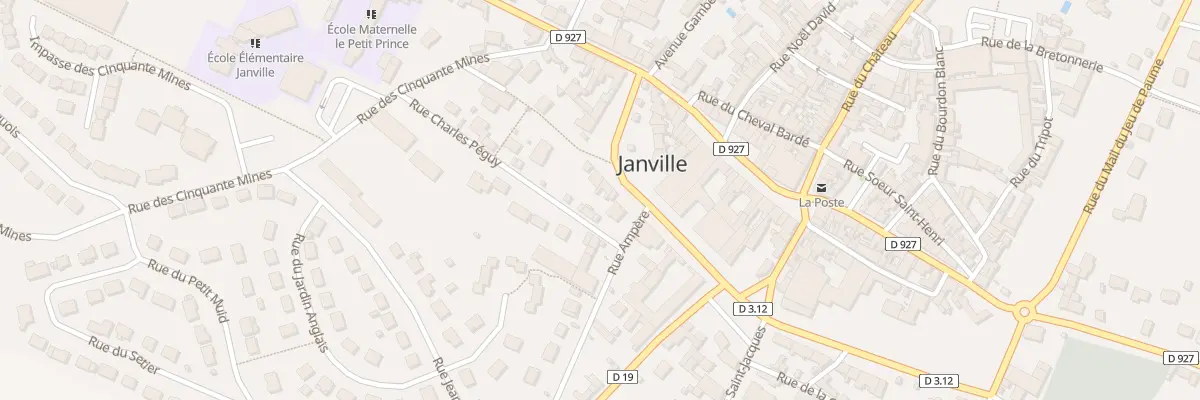 Plan du 16 Rue du Mail Colardeau à Janville-en-Beauce
