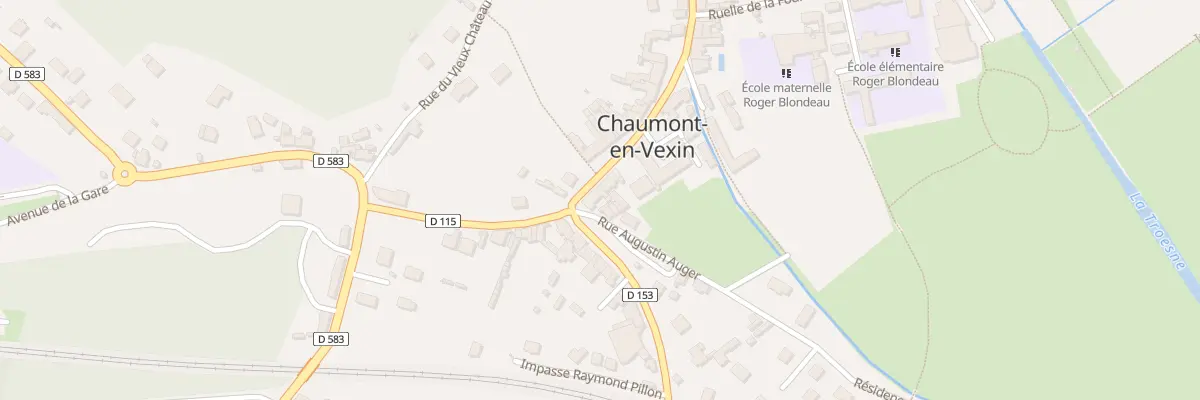 Plan du 51 Rue de l’Hôtel de Ville à Chaumont-en-Vexin