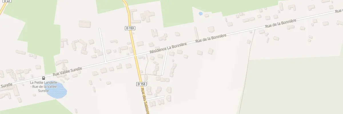 Plan du 22 Rue de la Bonnière à Lalandelle