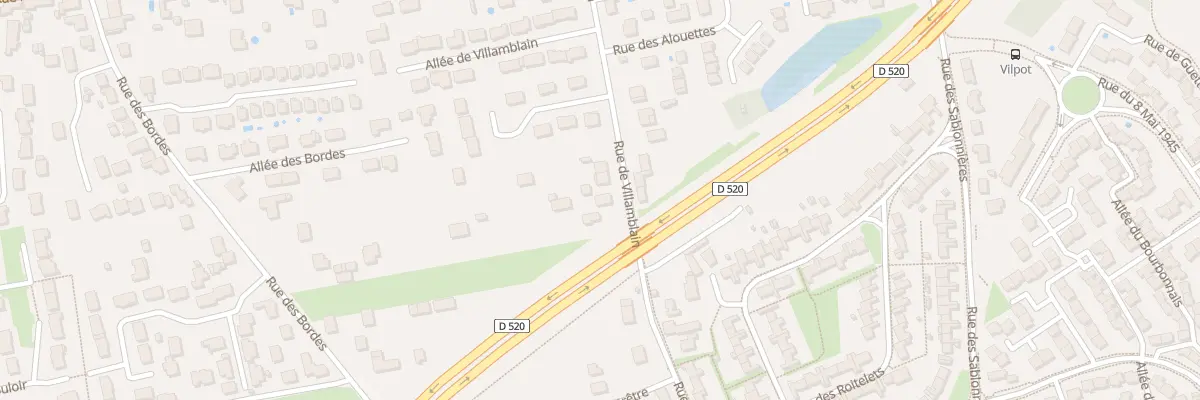 Plan du 565 Rue de Villamblain à Saran