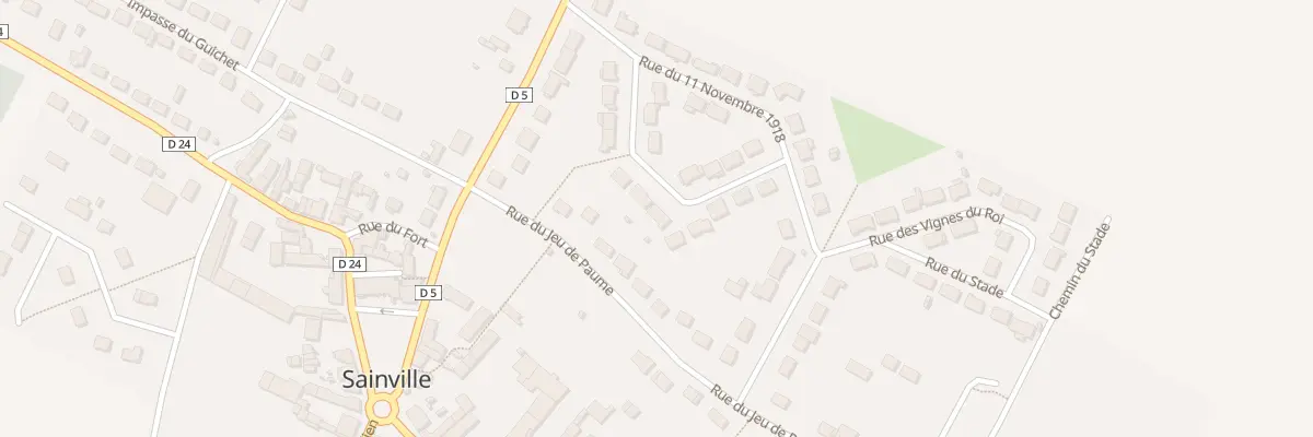 Plan du 14 Rue du Dix Neuf Mars 1962 à Sainville