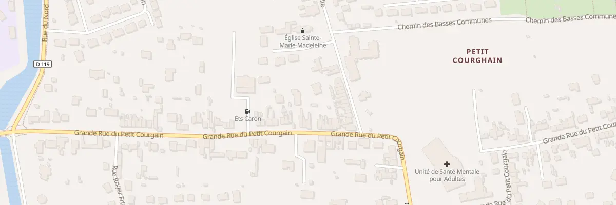 Plan du 433 Grande Rue Petit Courgain à Calais
