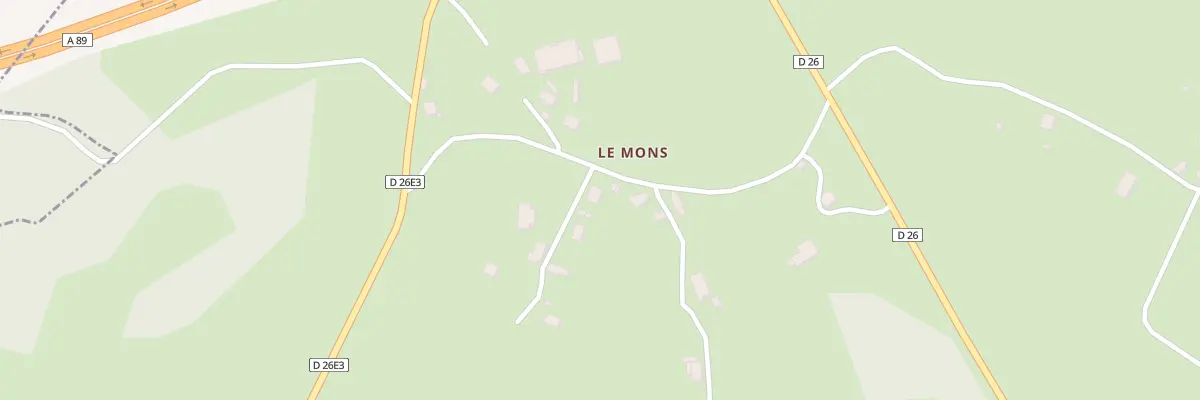 Plan du 5127 Au Mons à Saint-Priest-de-Gimel