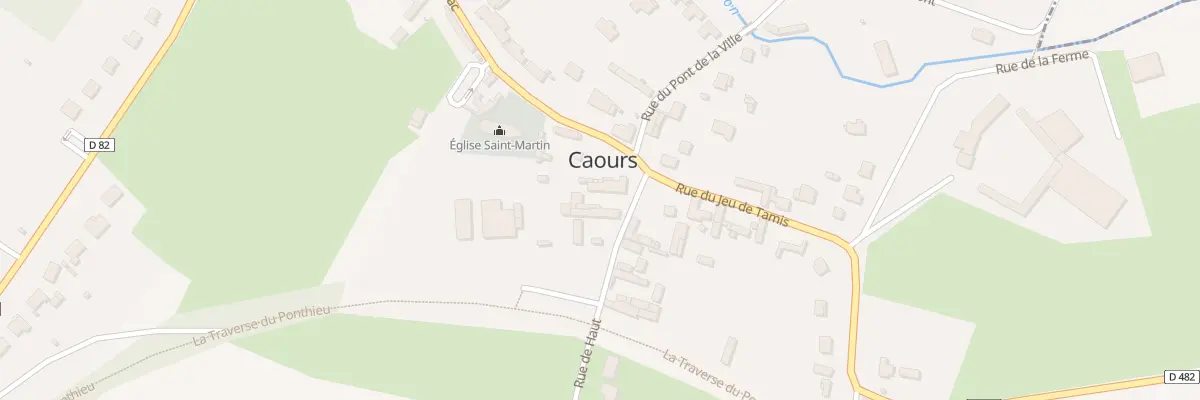 Plan du 2 Rue de Haut à Caours