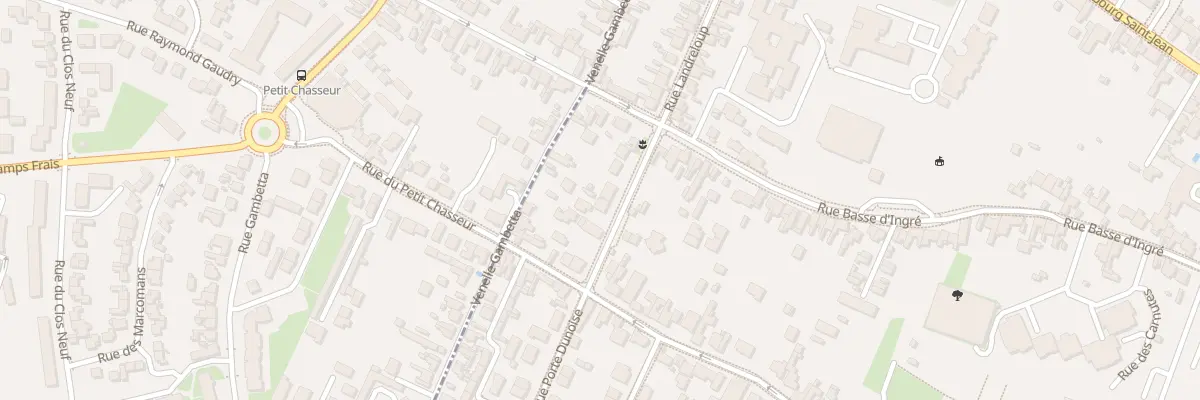Plan du 67 Rue Porte Dunoise à Orléans