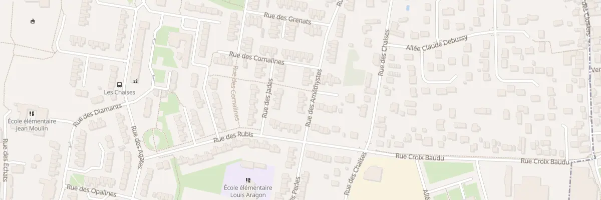 Plan du 9 Rue des Améthystes à Saint-Jean-de-la-Ruelle
