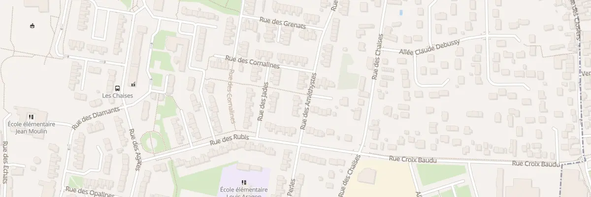 Plan du 11 Rue des Améthystes à Saint-Jean-de-la-Ruelle