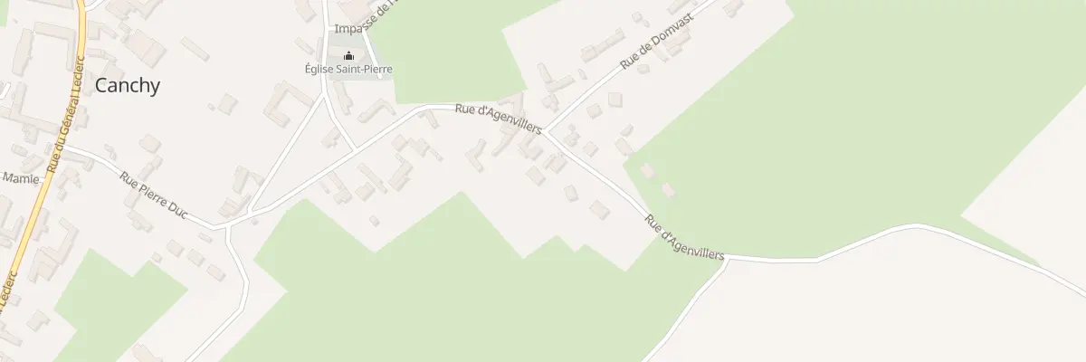 Plan du 8B Rue d’Agenvillers à Canchy