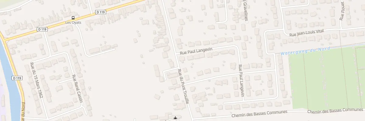 Plan du 16 Rue Paul Langevin à Calais