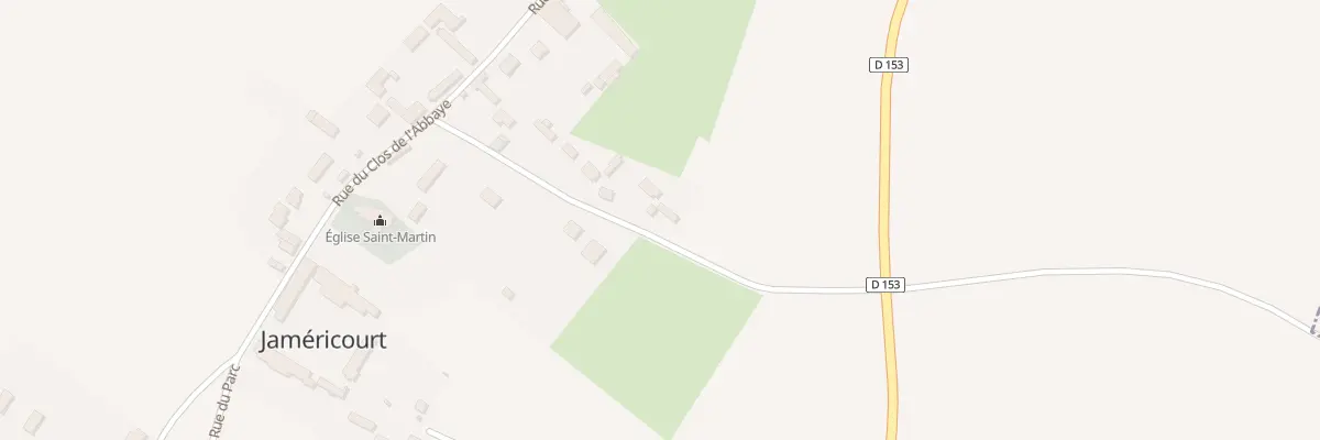 Plan du 11 Rue des Flocourts à Jaméricourt