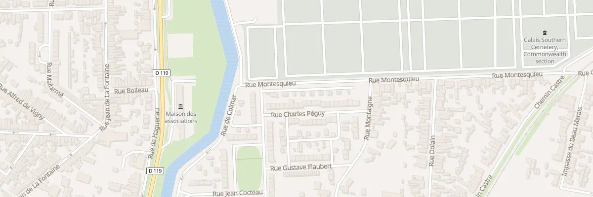 Plan du 28 Rue Charles Péguy à Calais