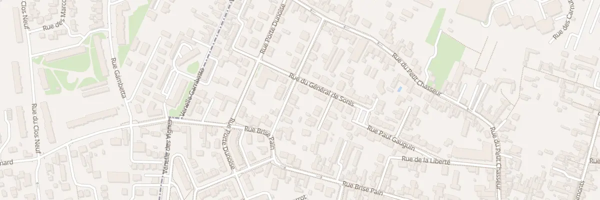 Plan du 10 Rue Paul Besnard à Orléans