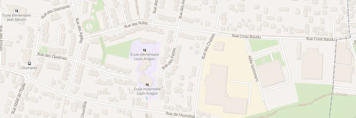 Plan du 14 Rue des Perles à Saint-Jean-de-la-Ruelle