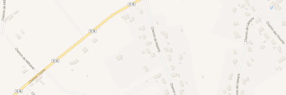 Plan du 99B Che de Matens à Gaillac