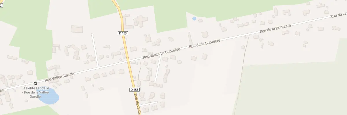 Plan du 24 Rue de la Bonnière à Lalandelle