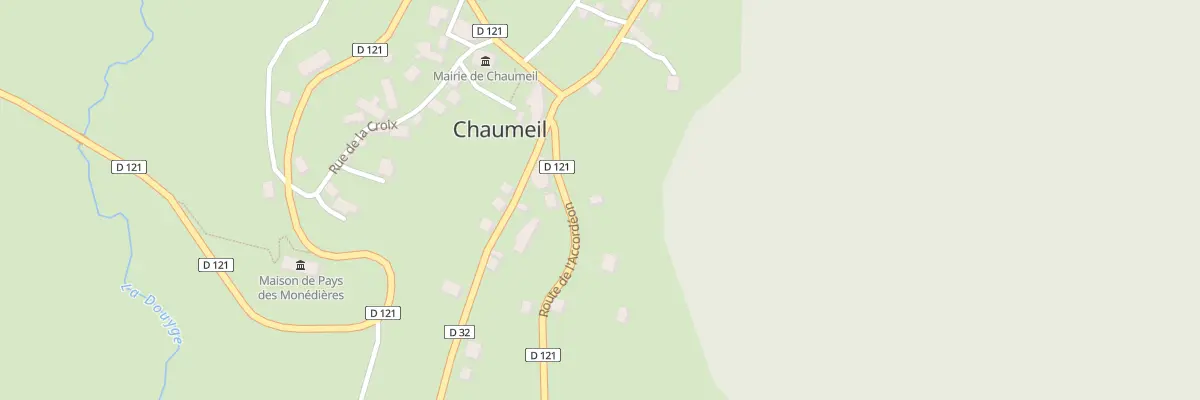 Plan du 5122 Le Bourg à Chaumeil