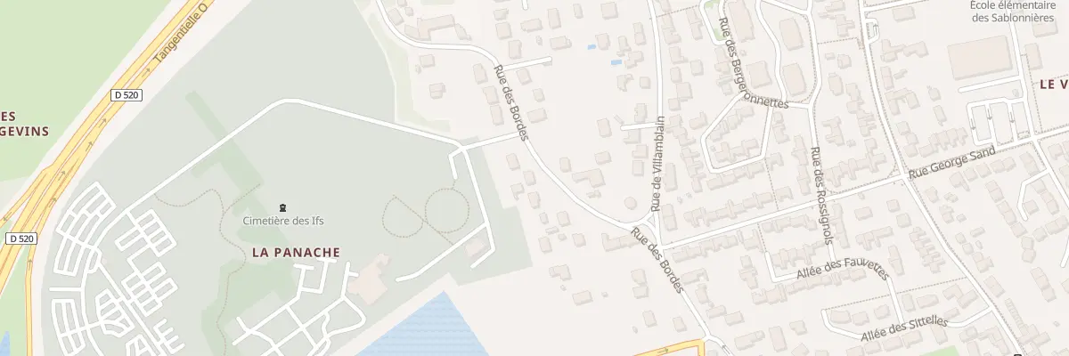 Plan du 359 Rue des Bordes à Saran