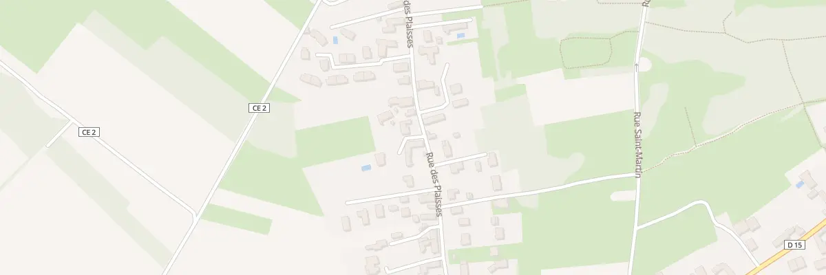 Plan du 808 Rue des Plaisses à Olivet