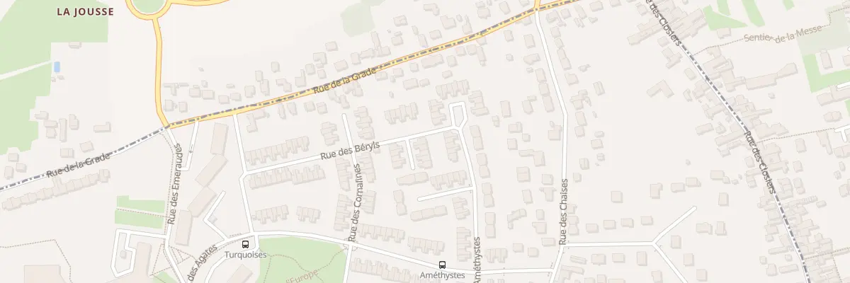 Plan du 1 Rue des Beryls à Saint-Jean-de-la-Ruelle