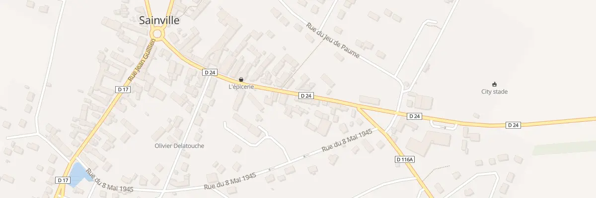 Plan du 24 Rue de la Porte d’Etampes à Sainville