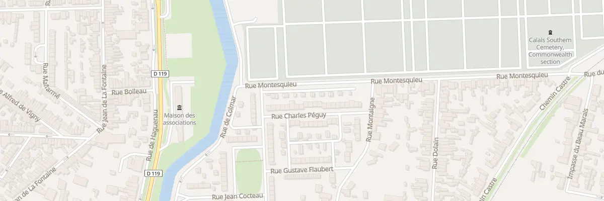 Plan du 26 Rue Charles Péguy à Calais