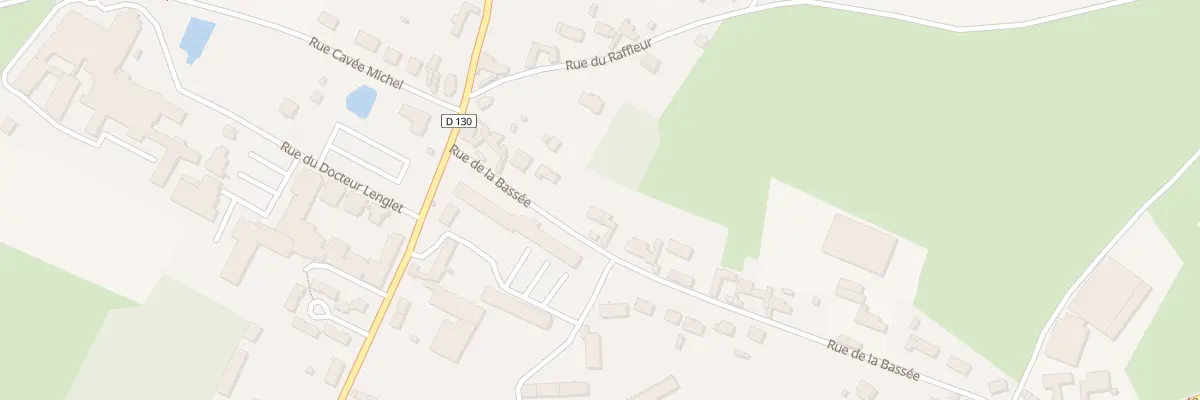 Plan du 109 Rue de la Bassée à Campagne-lès-Hesdin