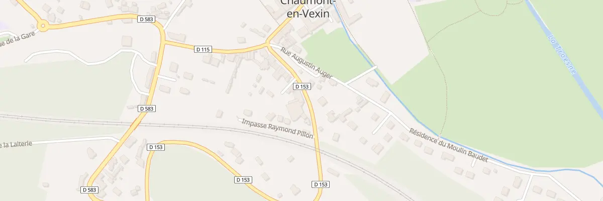 Plan du 14B Rue Raymond Pillon à Chaumont-en-Vexin