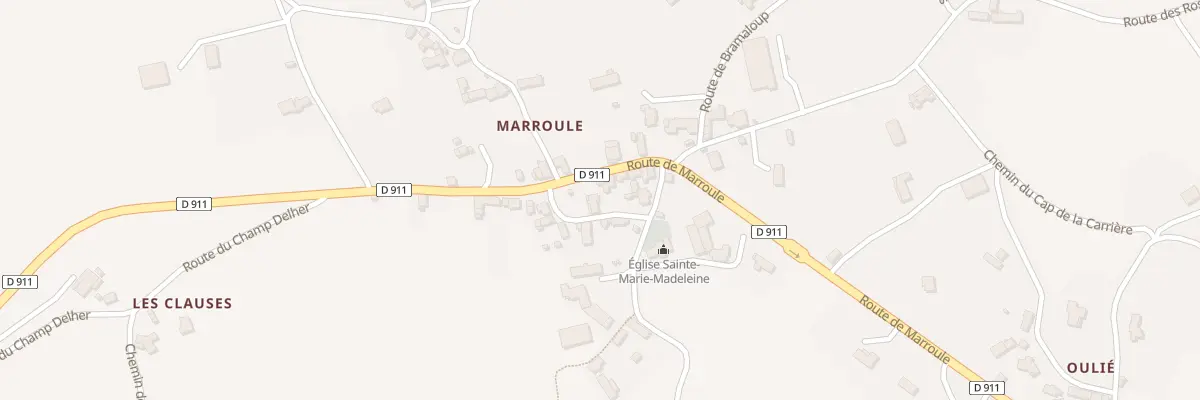 Plan du 5191 Marroule à Martiel