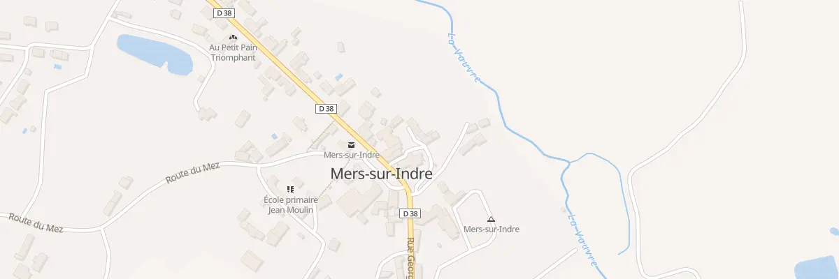 Plan du 2 Imp de l’Eglise à Mers-sur-Indre