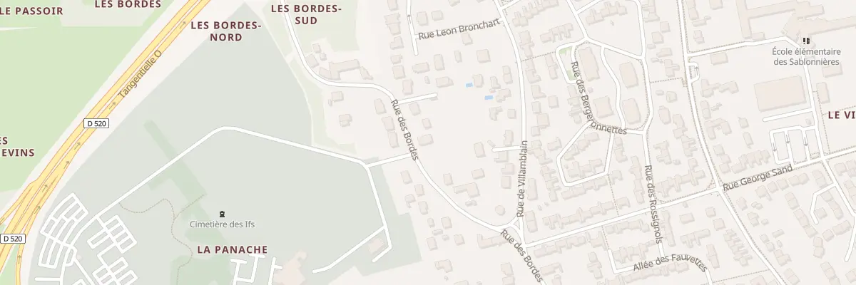 Plan du 408 Rue des Bordes à Saran