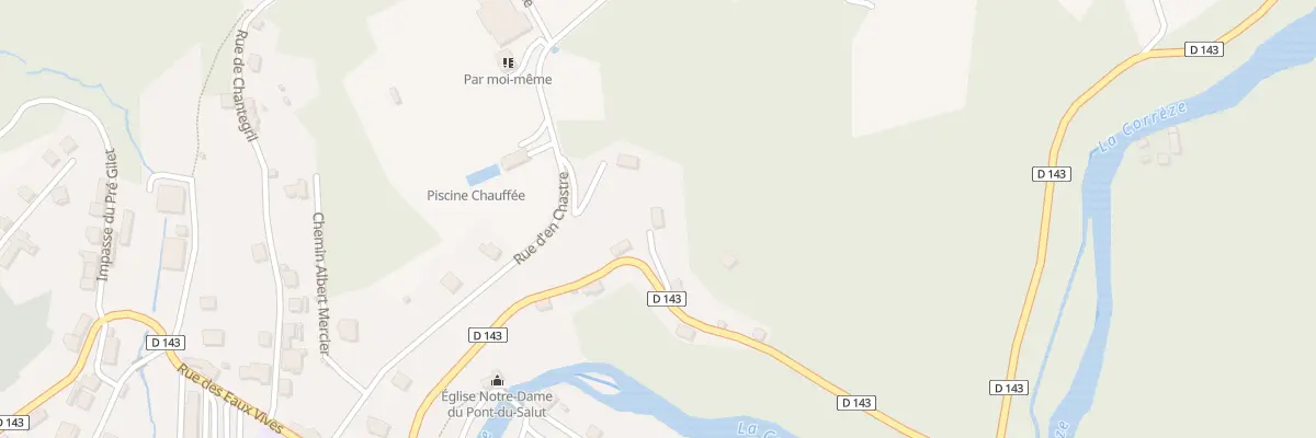 Plan du 9 Rue des Eaux Vives à Corrèze