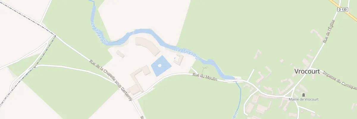 Plan du 9 Rue du Moulin à Vrocourt