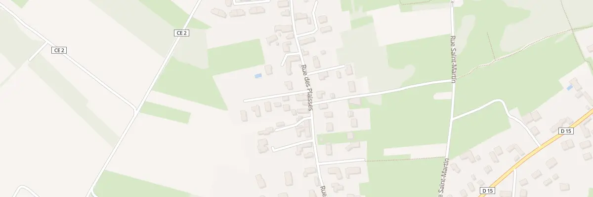 Plan du 884 Rue des Plaisses à Olivet