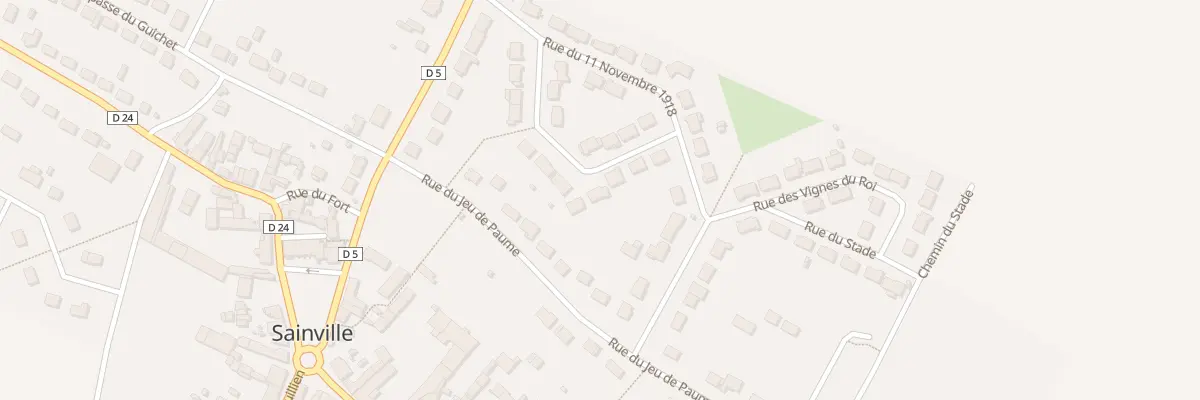 Plan du 18 Rue du Dix Neuf Mars 1962 à Sainville