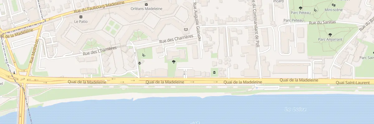 Plan du 36 Quai de la Madeleine à Orléans
