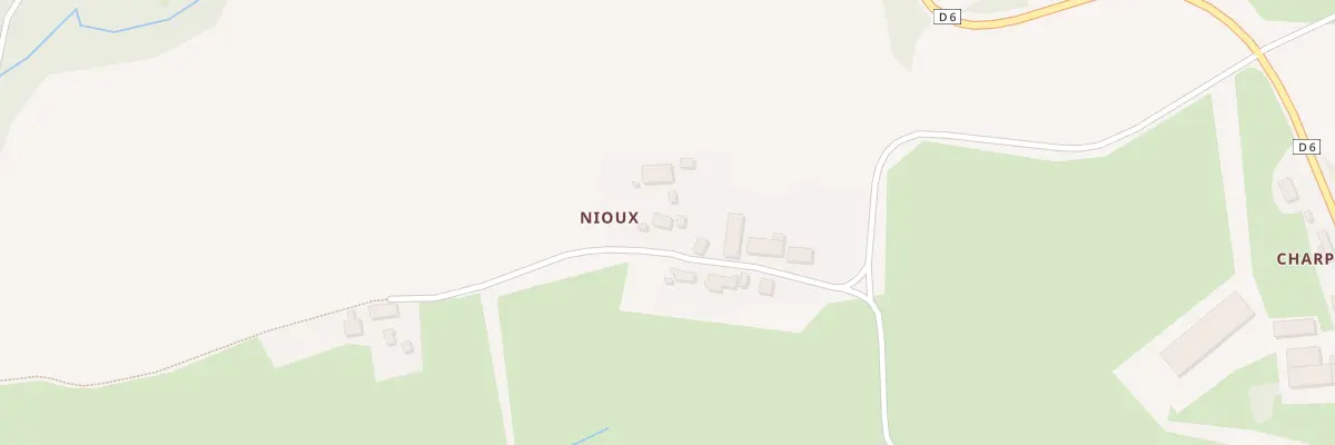 Plan du 5 Nioux à Linard-Malval