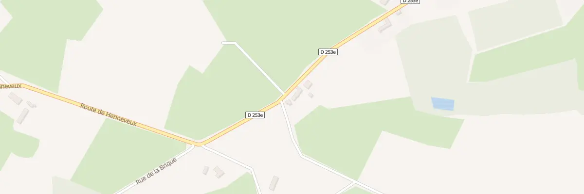 Plan du 27 Rte d’Henneveux à Brunembert