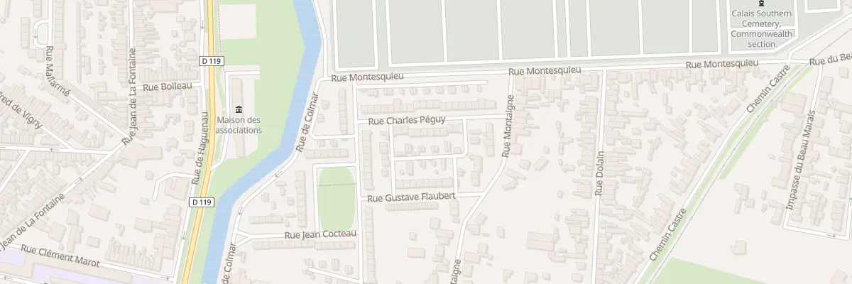 Plan du 11 Rue Charles Péguy à Calais