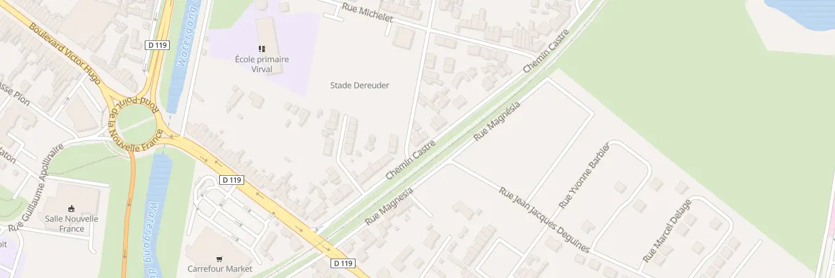 Plan du 435 Rue Montaigne à Calais