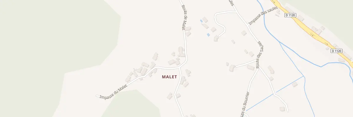 Plan du 5278 Malet à Saint-Chamant