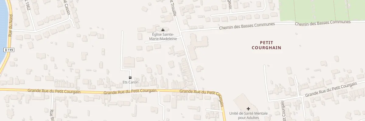 Plan du 23 Rue du Pont Trouille à Calais
