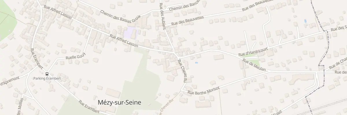 Plan du 1 Rue Alfred Lasson à Mézy-sur-Seine