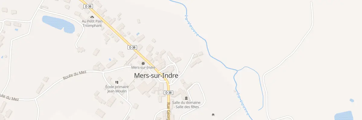 Plan du 2 Ple de l’Eglise à Mers-sur-Indre