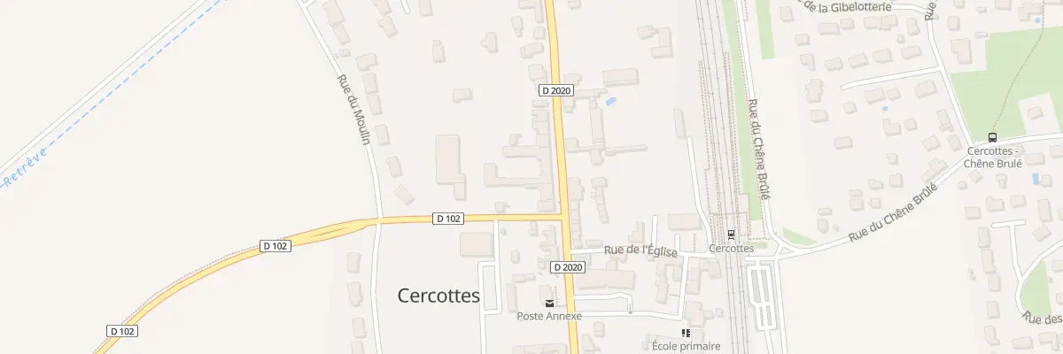 Plan du 32 Rue Nationale à Cercottes