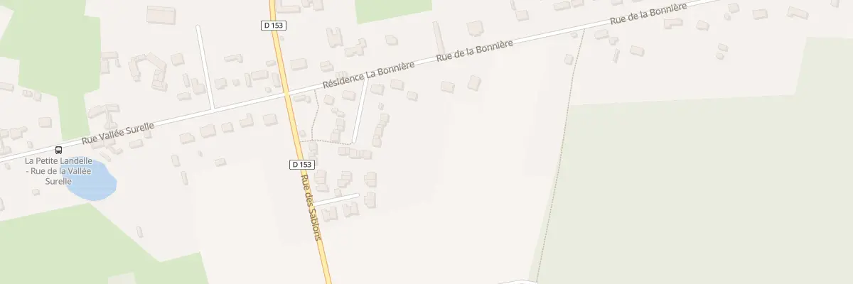 Plan du 2 Rue de la Bonnière à Lalandelle