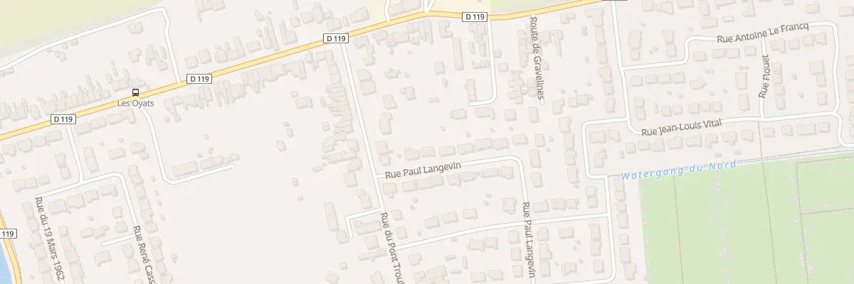 Plan du 61 Rue Paul Langevin à Calais