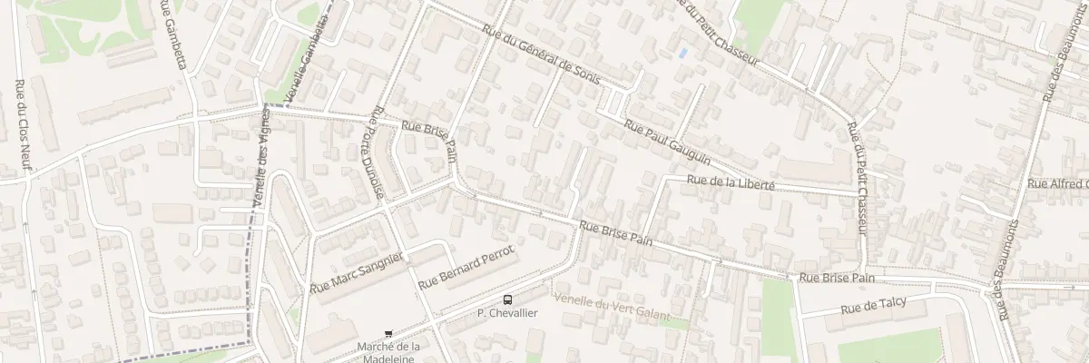 Plan du 66 Rue Brise Pain à Orléans
