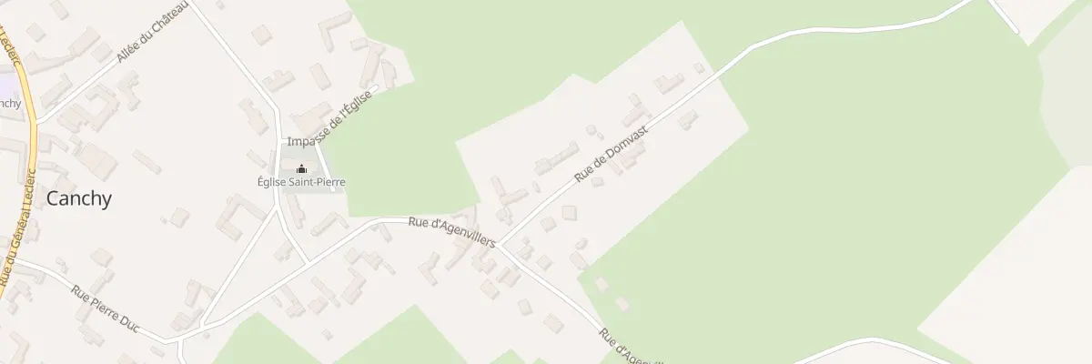 Plan du 3 Rue de Domvast à Canchy