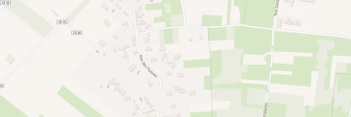 Plan du 439 Rue des Plaisses à Olivet