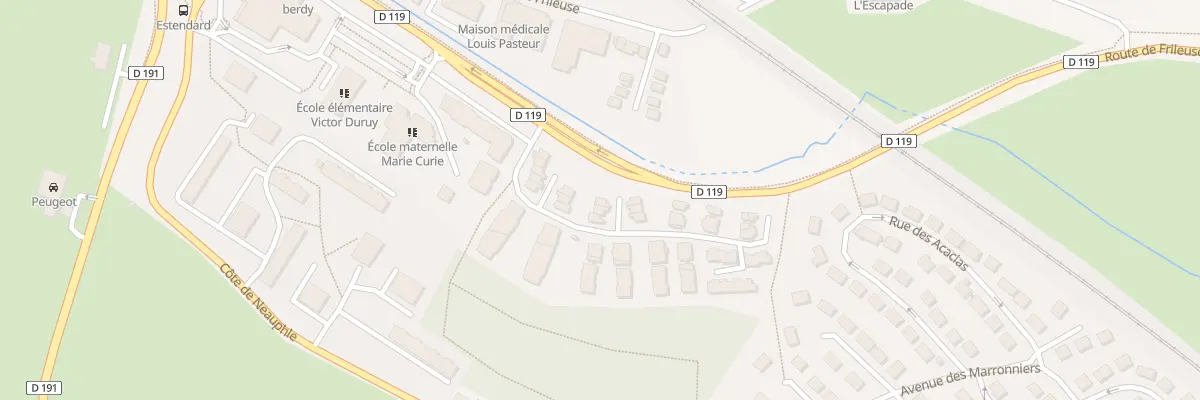 Plan du 5 All des Alisiers à Beynes